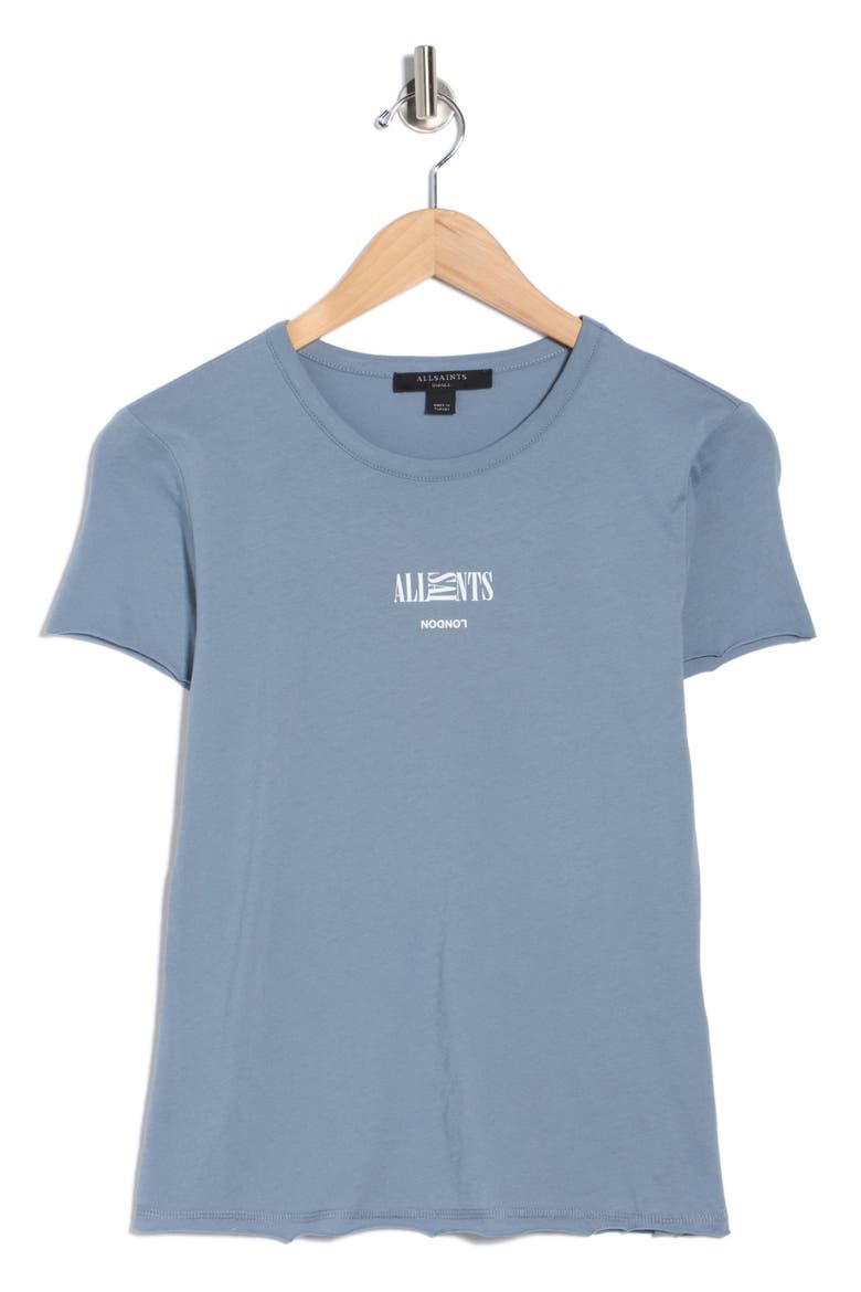 Burman Bela Logo Graphic T-Shirt, Alternate, color, FLINT STONE BLUE