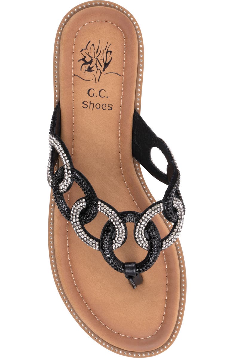 GOOD CHOICE NEW YORK Vania Embellished Flip Flop, Alternate, color,