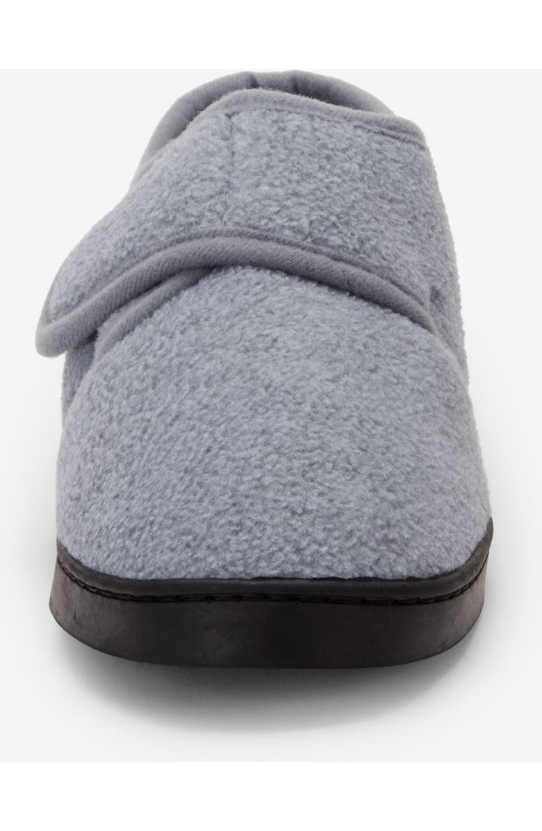 KingSize Adjustable Fleece Slippers, Alternate, color, Black