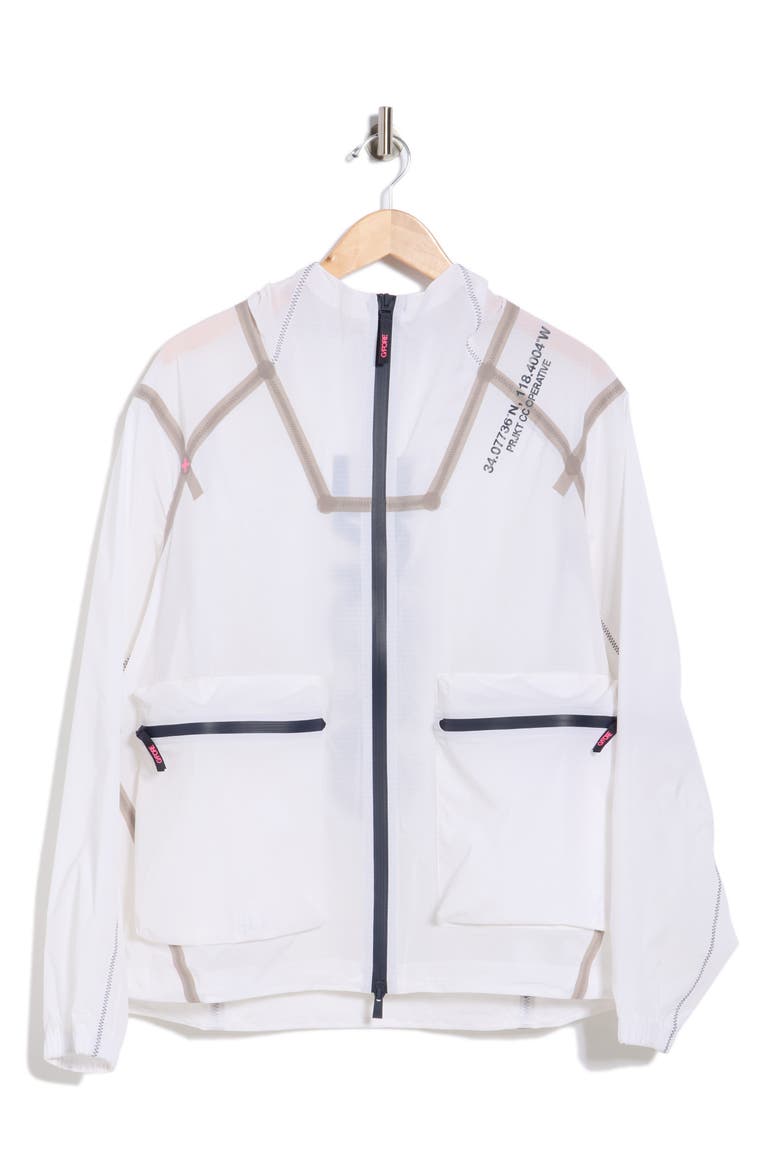 Waterproof Hooded Ripstop Golf Jacket, Alternate, color, SNOW