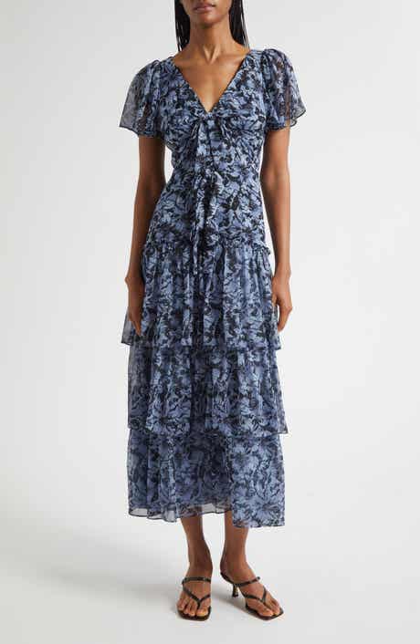 Cinq à Sept Graphic Cosmos Grizzo Maxi Dress