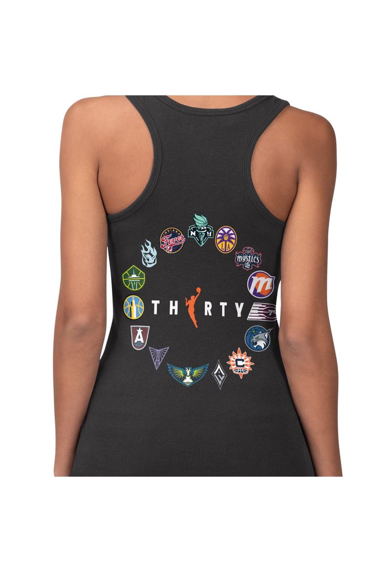 Women's Starter Black WNBA 30th Anniversary Preseason Tank Top, Alternate, color, Black