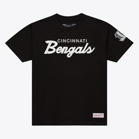 Men's Mitchell & Ness Black Cincinnati Bengals Head Coach Classic T-Shirt