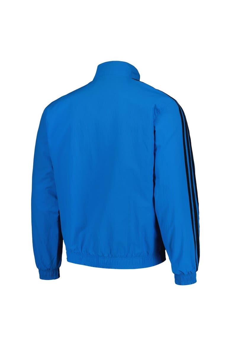 Men's adidas Blue/Purple Charlotte FC 2023 On-Field Anthem Full-Zip Reversible Team Jacket, Alternate, color, Blue
