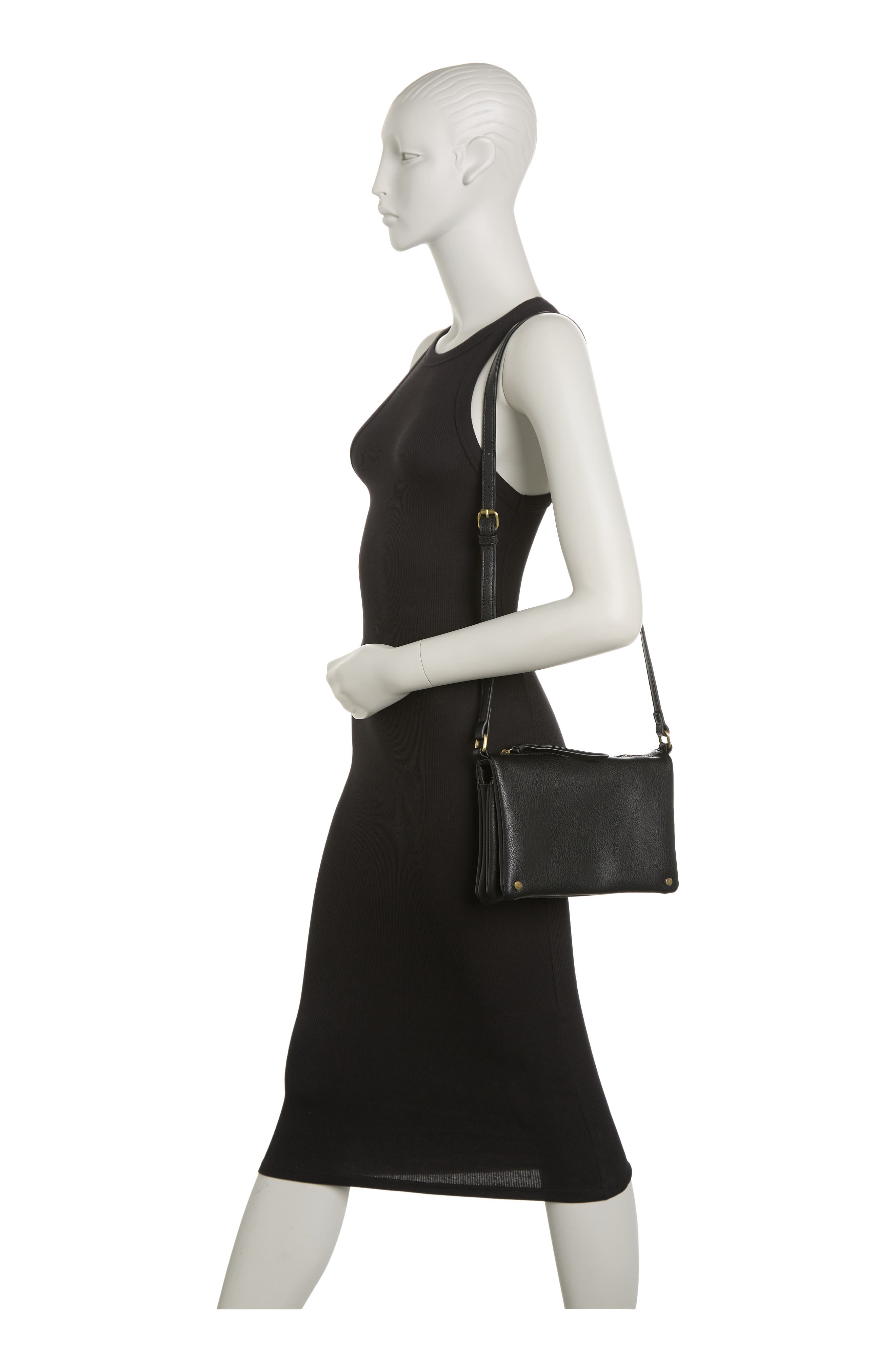 Street Level Medium Faux Leather Crossbody Bag, Alternate, color, 