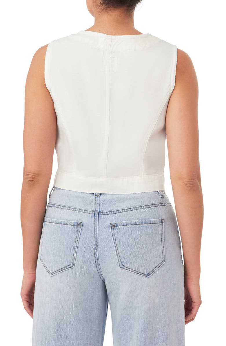 Kensie The Drapey Vest, Alternate, color, White