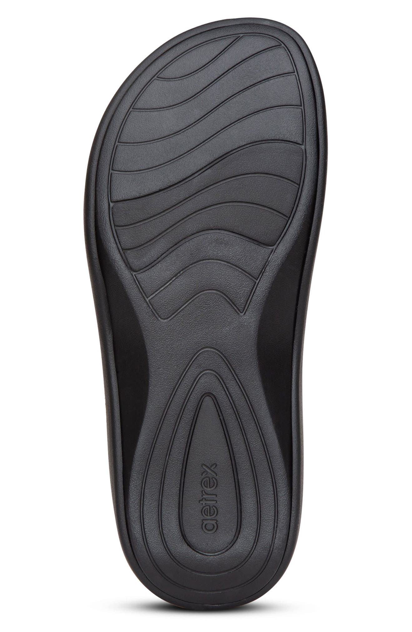 Jillian Waterproof Sandal, Alternate, color, BLACK RUBBER