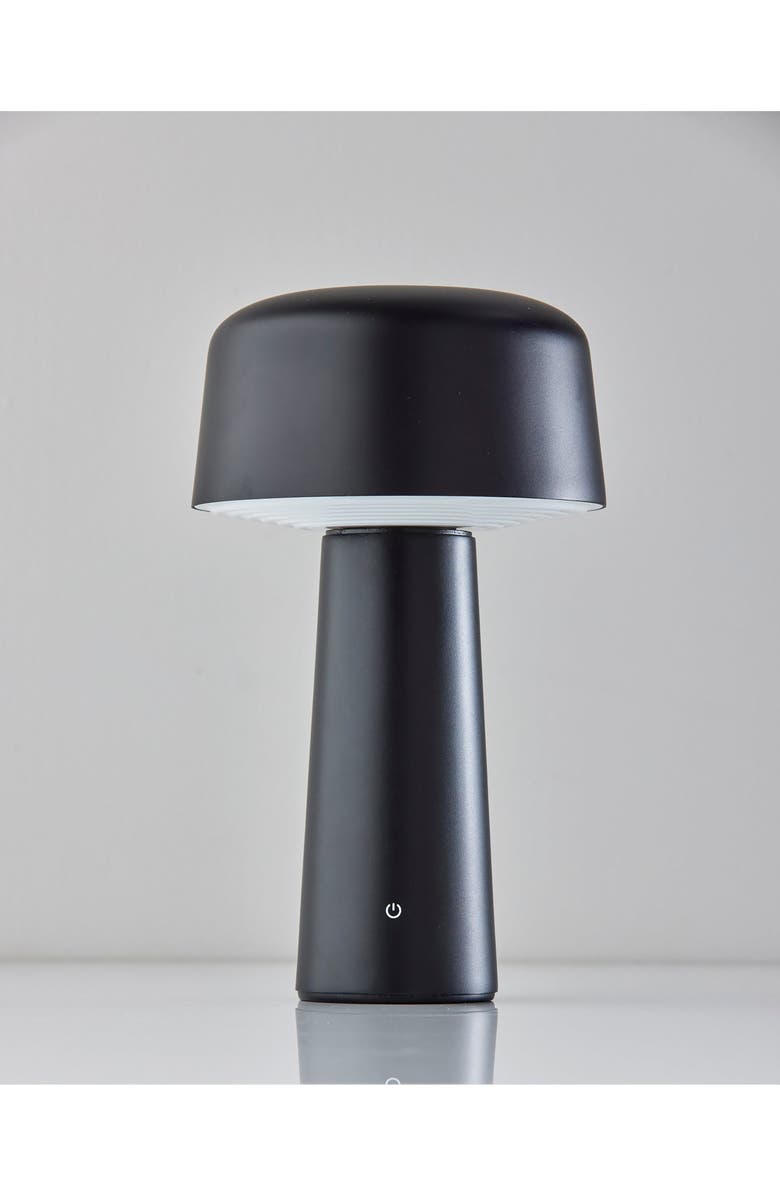 ADESSO LIGHTING Lenny Cordless LED Table Lamp, Alternate, color, Black