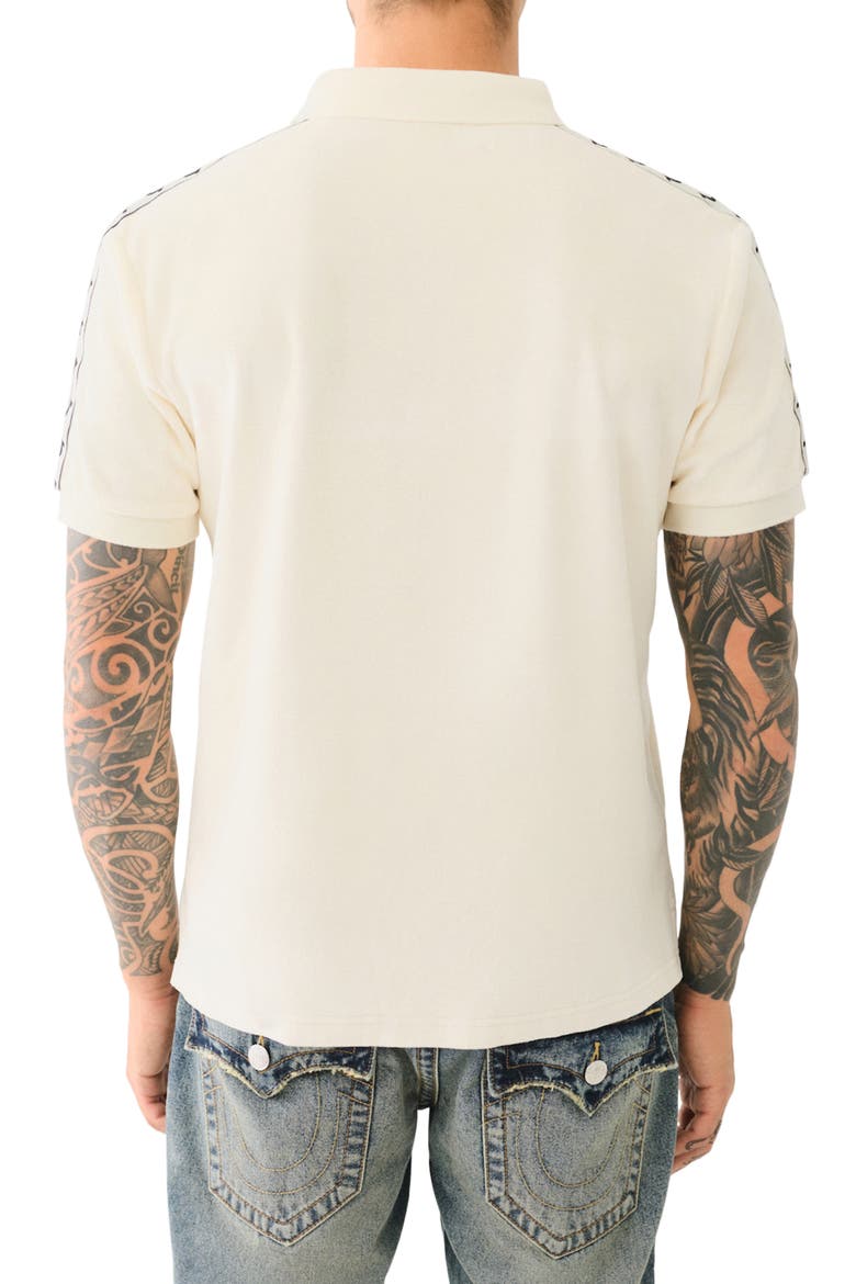 Damask Polo, Alternate, color, WINTER WHITE