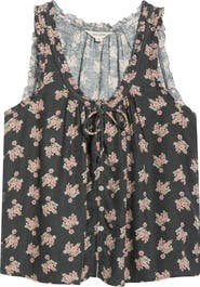 Lucky Brand Print Swing Tank