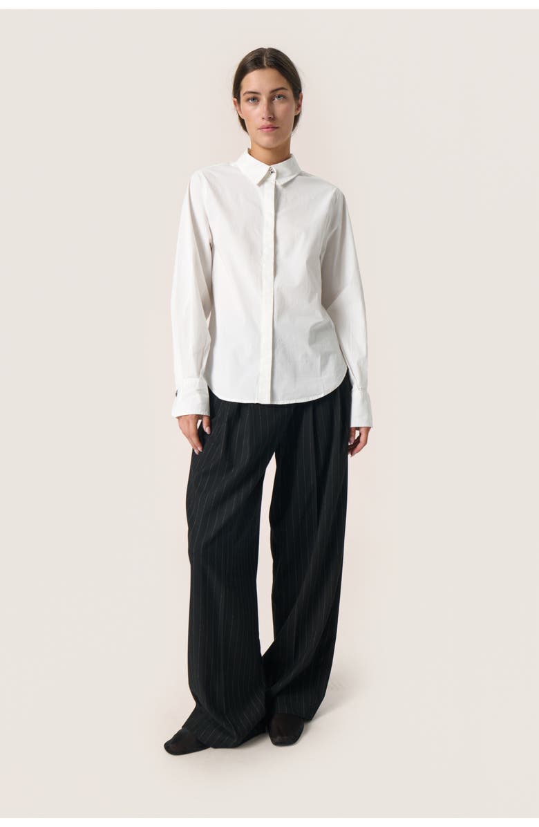 Soaked in Luxury SLAlonna Loose Fit Long Sleeves Shirt, Alternate, color, Whisper White