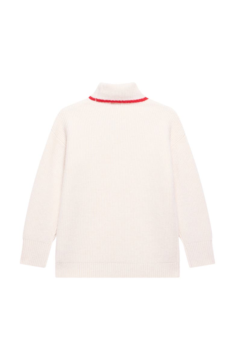 MINT VELVET Contrast Stripe Sweater, Alternate, color, Cream