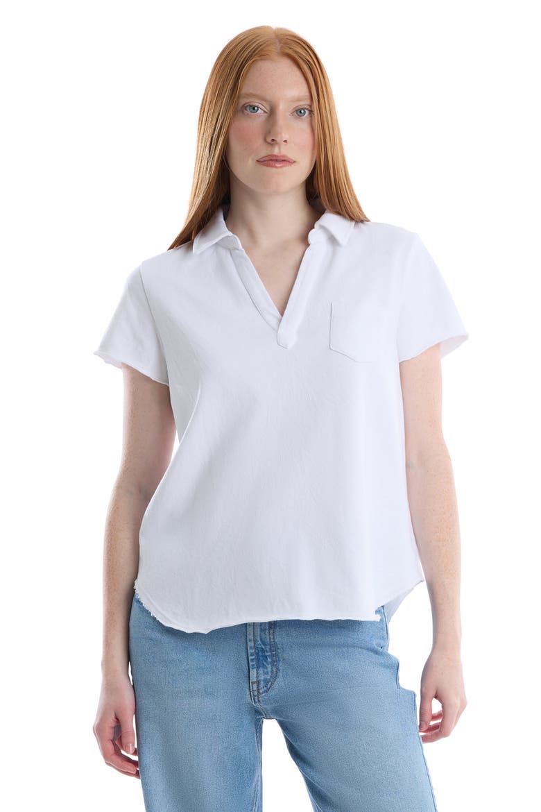 Polo With Chest Pocket, Main, color, White
