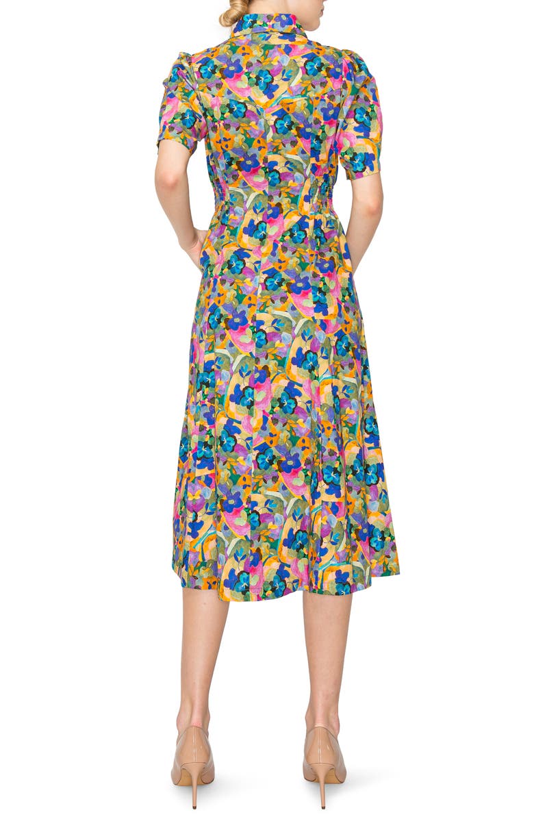 MELLODAY Puff Sleeve Shirtdress, Alternate, color,