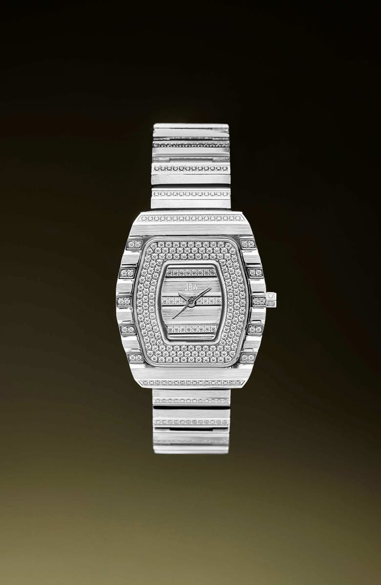 JBW Echelon Bracelet Strap Watch, 34mm, Alternate, color, Stainless Steel