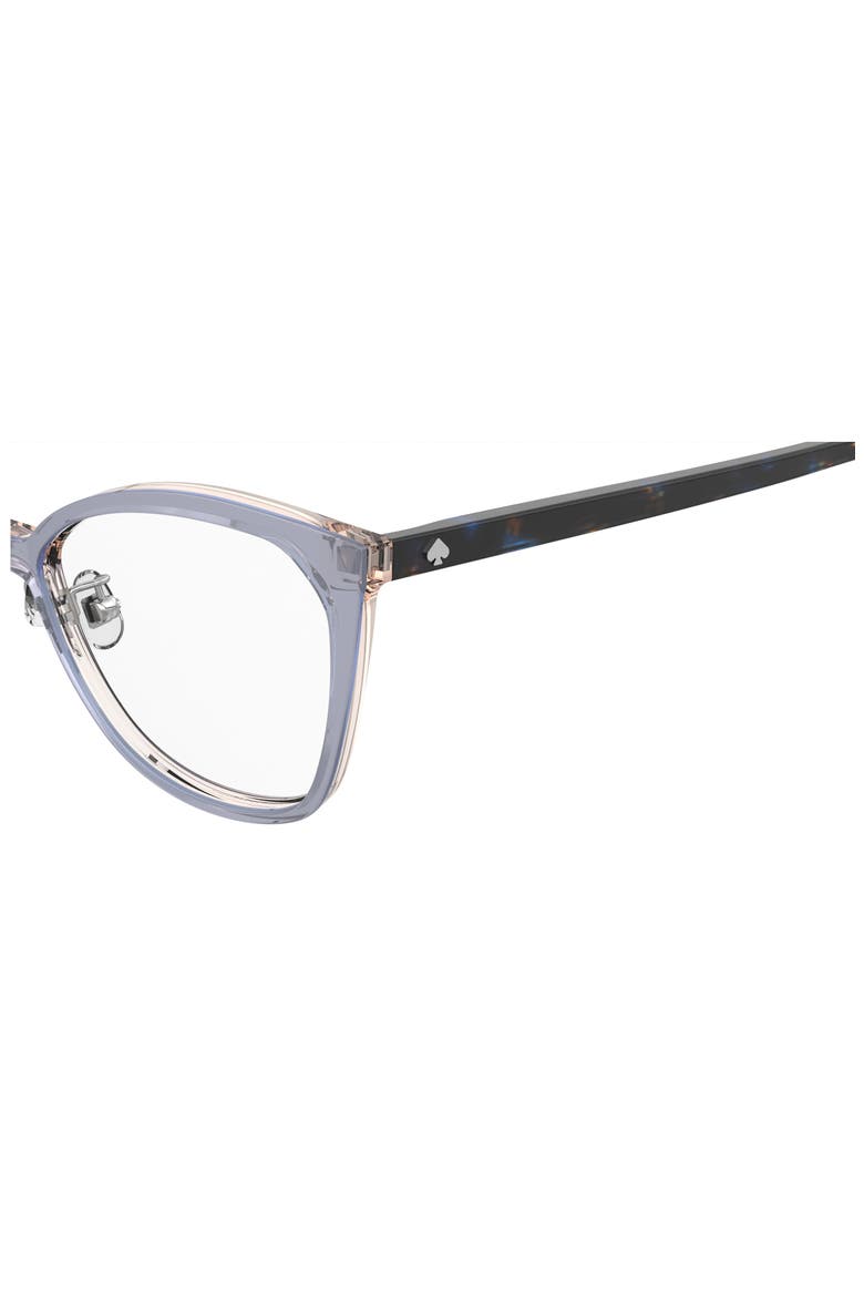 zahra 55mm cat eye optical glasses, Alternate, color, GREY BEIGE
