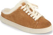 Frye Ivy Genuine Shearling Sneaker Mule