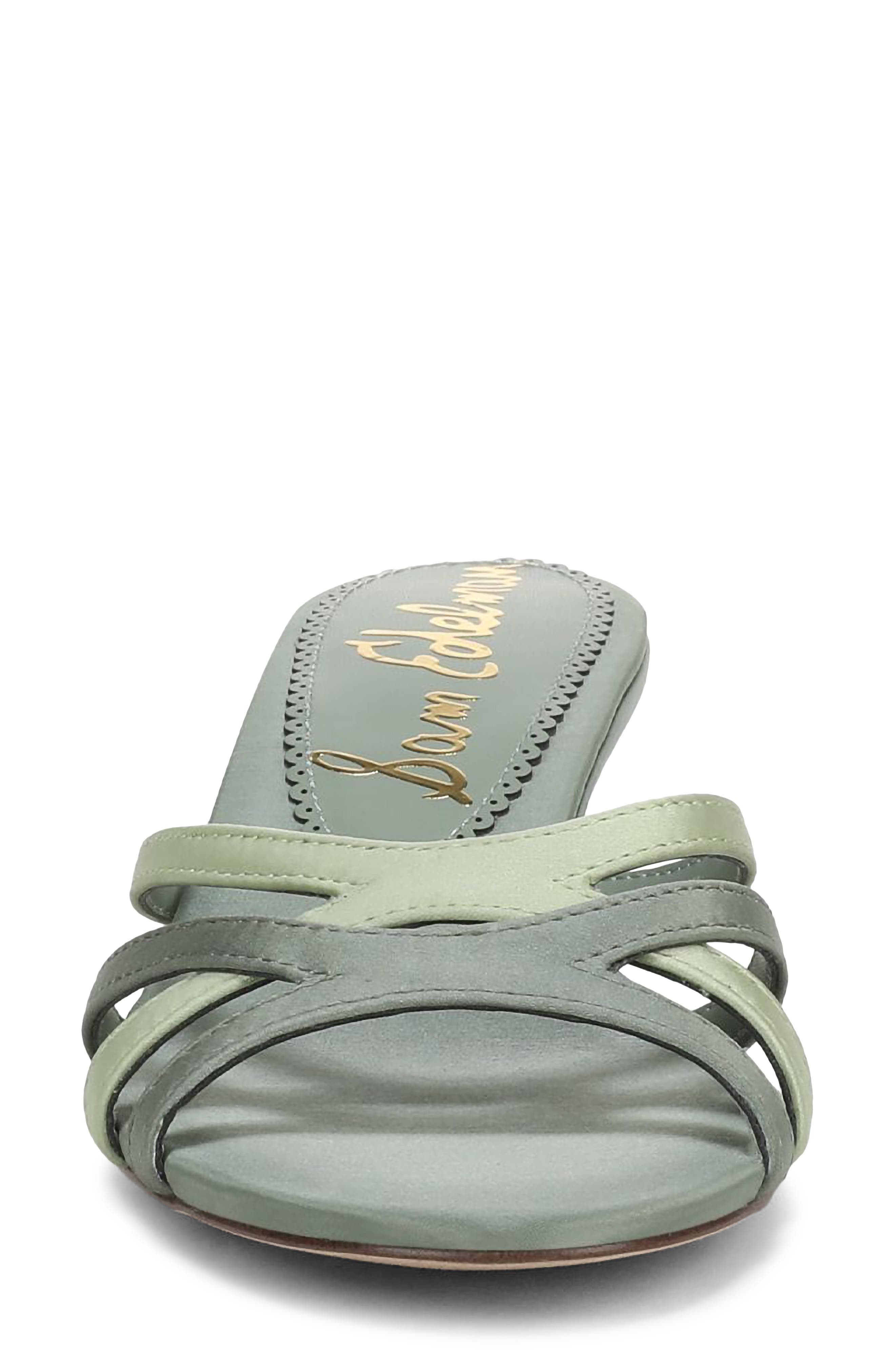 Camille Kitten Heel Sandal, Alternate, color, SAGE SKY MULTI