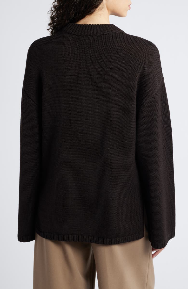 & Other Stories Button Sleeve Wool Sweater, Alternate, color,