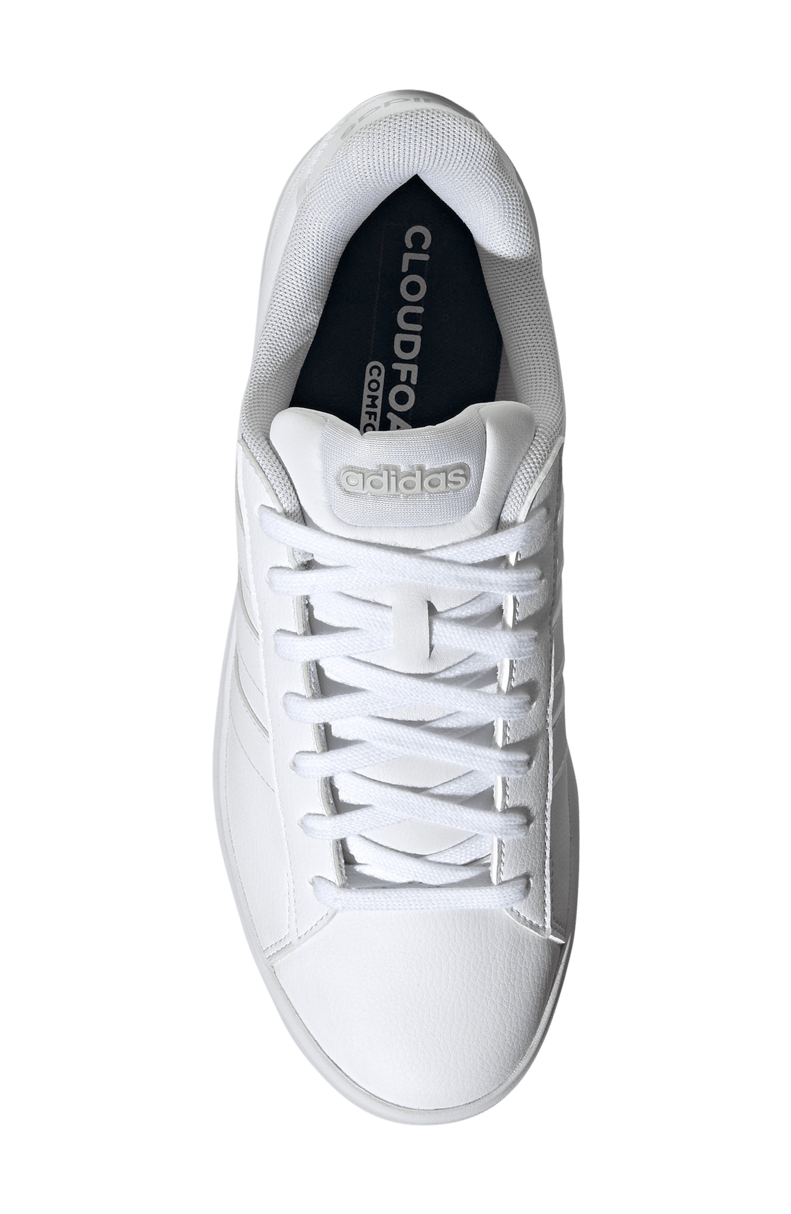 adidas Grand Court 3.0 Sneaker, Alternate, color, White/ White/ Grey Two