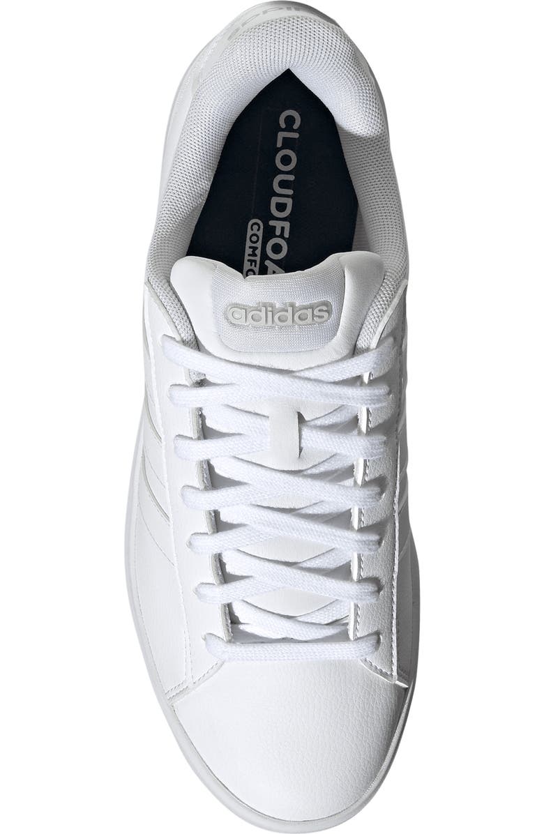 adidas Grand Court 3.0 Sneaker, Alternate, color, White/ White/ Grey Two