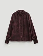 Hush Chiffon Printed Long Sleeve Shirt