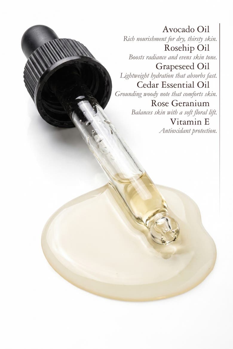 Avocado Rosehip Hydrating Nourishing Face Serum, Alternate, color, Golden