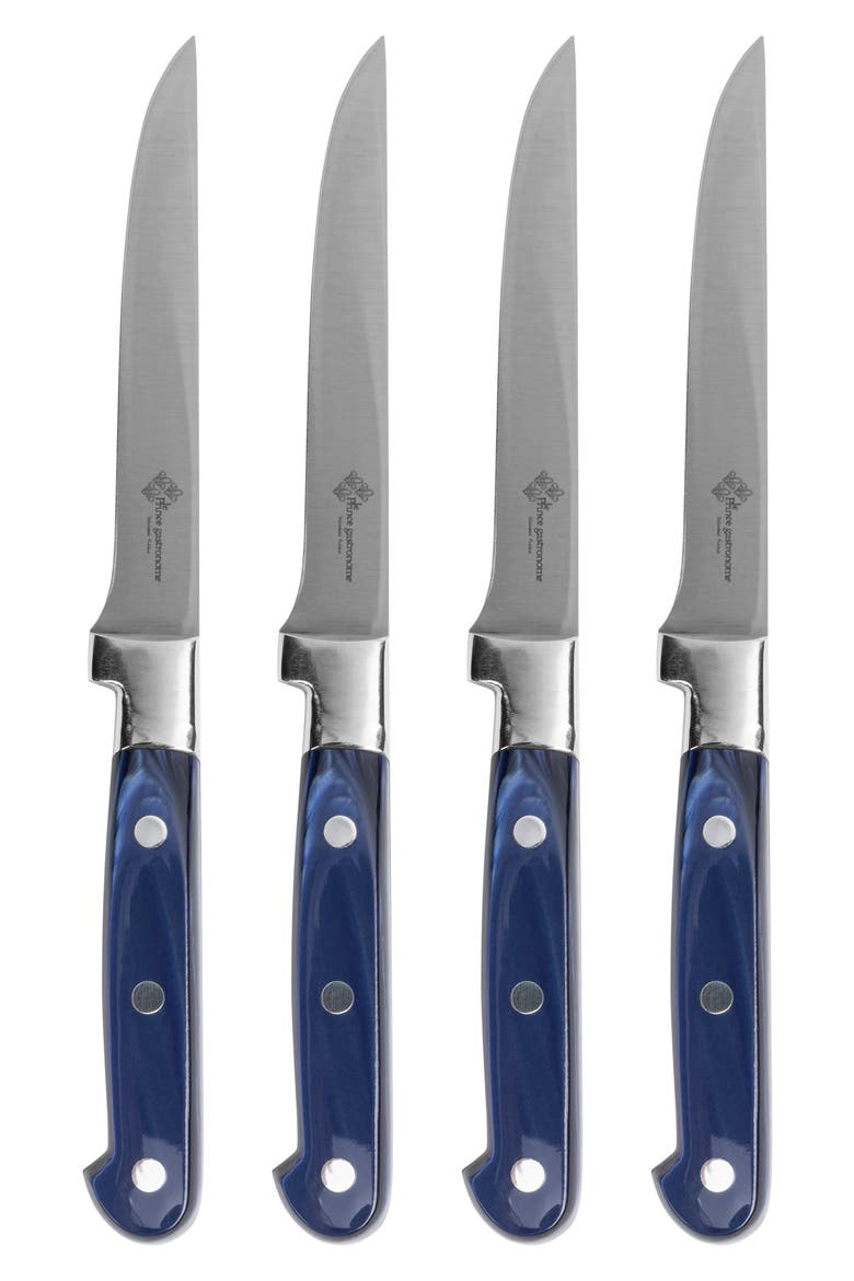 Prince Gastronome 4-Piece Steak Knife Set, Main, color, ROYAL BLUE