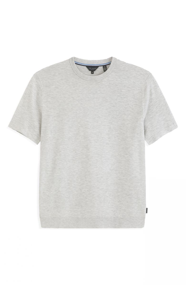 Ted Baker Modern Crewneck Sweater, Alternate, color, Grey Heather