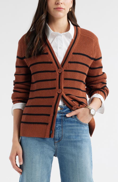 Caslonr Caslon(r) Shaker Stitch Short Cardigan
