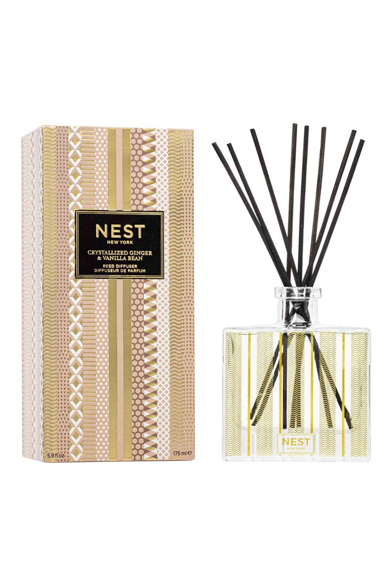 Crystallized Ginger Vanilla Reed Diffuser, Main, color, NO COLOR