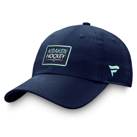 Men's Fanatics Branded  Deep Sea Blue Seattle Kraken Authentic Pro Prime Adjustable Hat