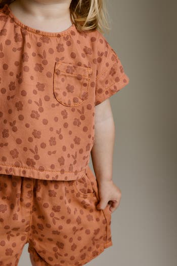 Kids' Print Short Sleeve Top & Shorts Set