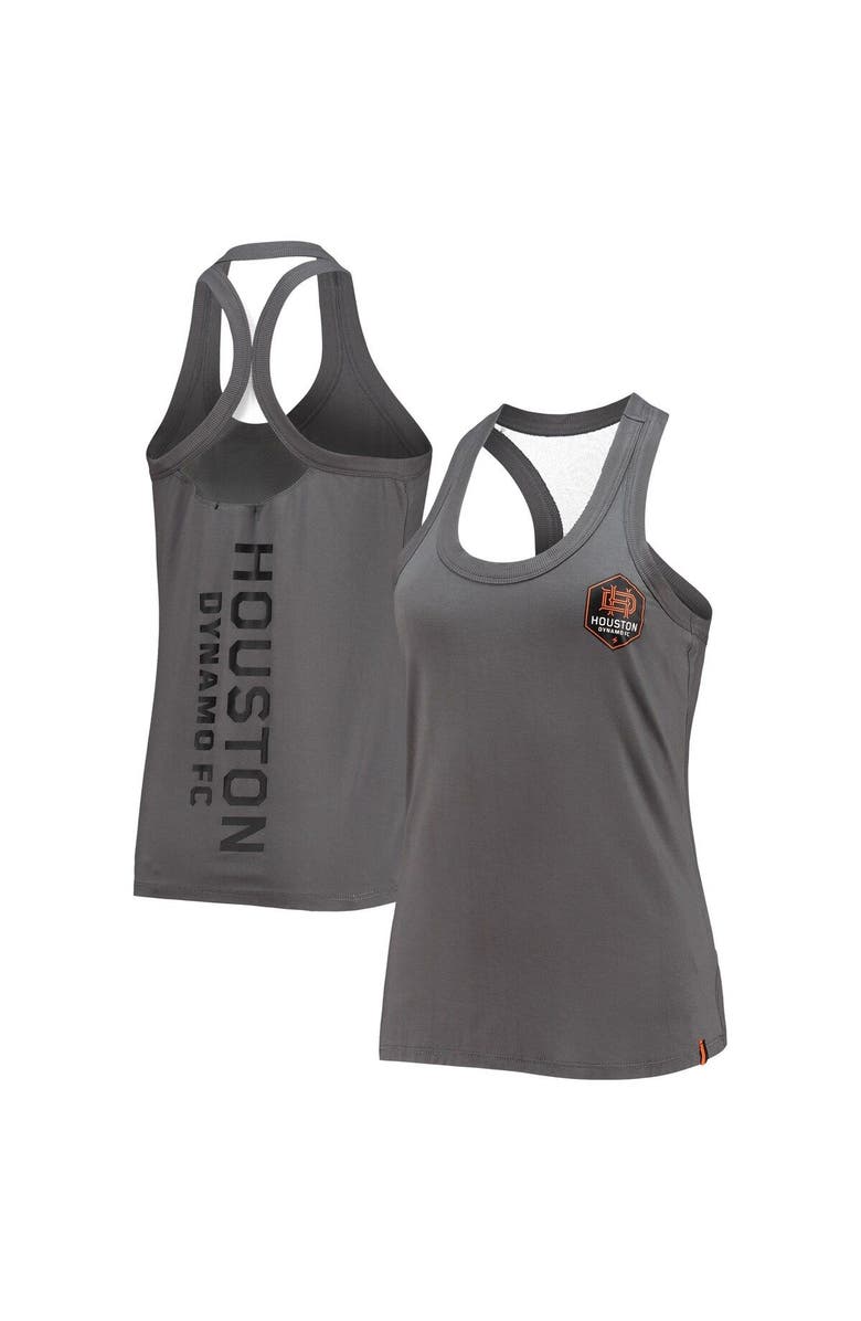THE WILD COLLECTIVE Women's The Wild Collective Gray Houston Dynamo FC Athleisure Tank Top, Main, color, Gray