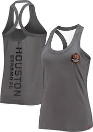 THE WILD COLLECTIVE Women's The Wild Collective Gray Houston Dynamo FC Athleisure Tank Top