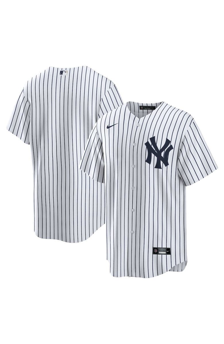 Nike Men's Nike White New York Yankees Home Blank Replica Jersey, Main, color, 