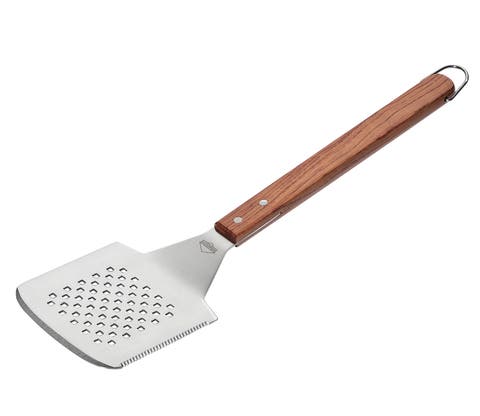 Heavy Duty Texas BBQ Turner w/ Holes & Serrated Edge, 17-Inch x 5-Inch