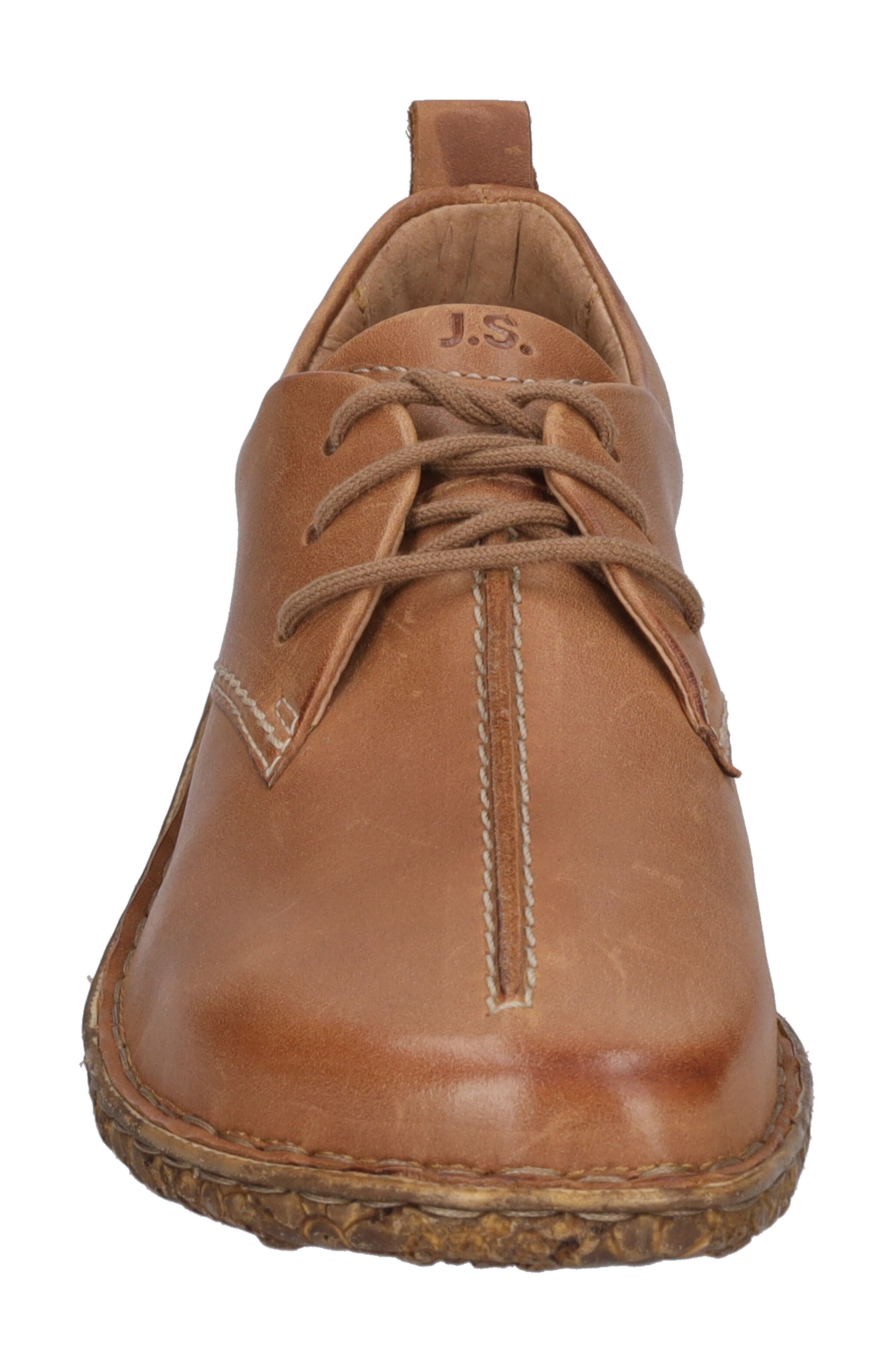 Rosalie 50 Leather Sneaker, Alternate, color, COGNAC