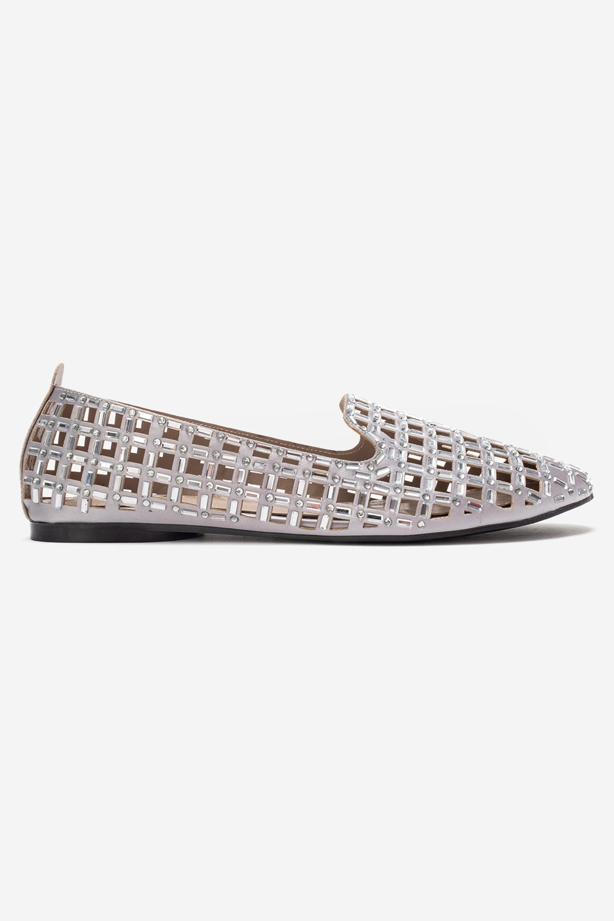 Prologue Shoes Silva Ballet Flat, Alternate, color, Silver
