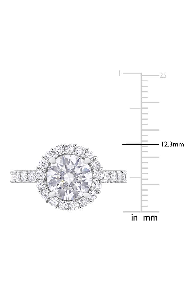 Dew Created Moissanite Ring, Alternate, color, SILVER