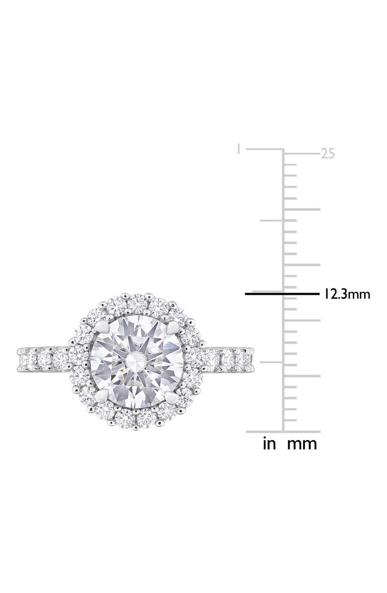 DELMAR Dew Created Moissanite Ring, Alternate, color, Silver