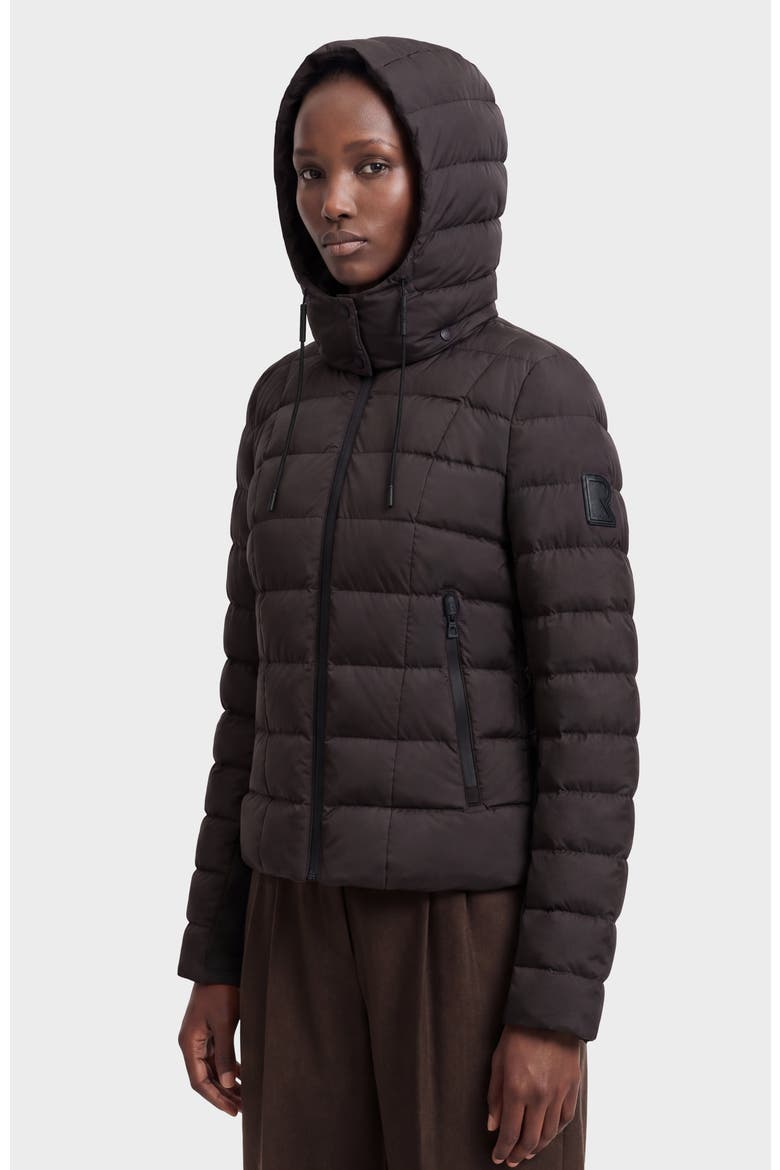 Melissa Lightweight Down Jacket, Alternate, color, Espresso