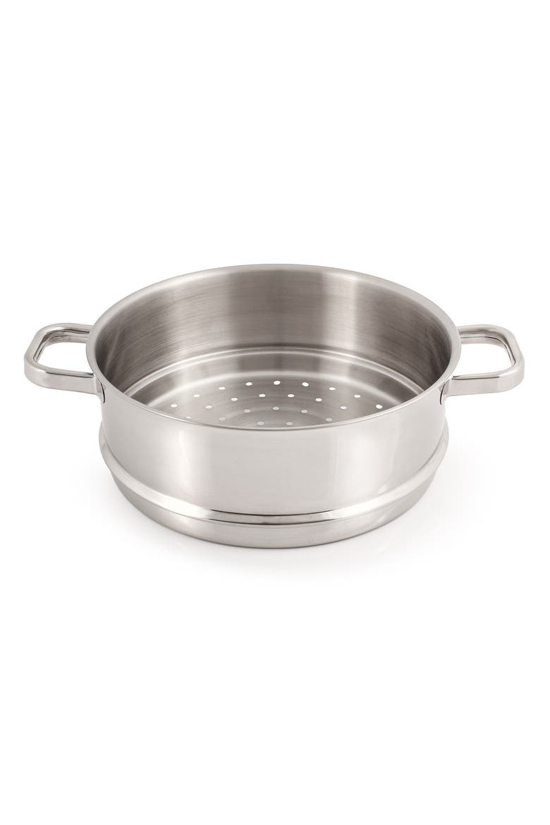 Stainless Steel 18/10 9.5" Steamer, Main, color, SILVER