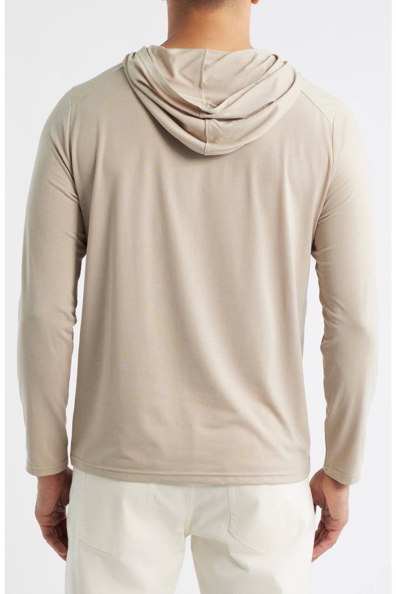 The Seabreeze Performance Pullover Hoodie, Alternate, color, SAND