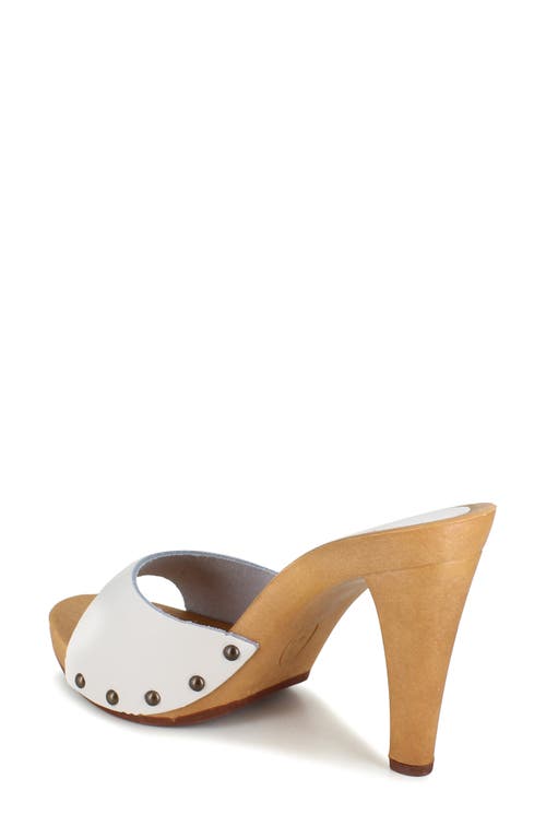 Candies Candie's Antonella Platform Sandal In White Leather