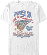 Lost Gods Men's Lost Gods Since 1891 USA Basketball  Graphic T-Shirt
