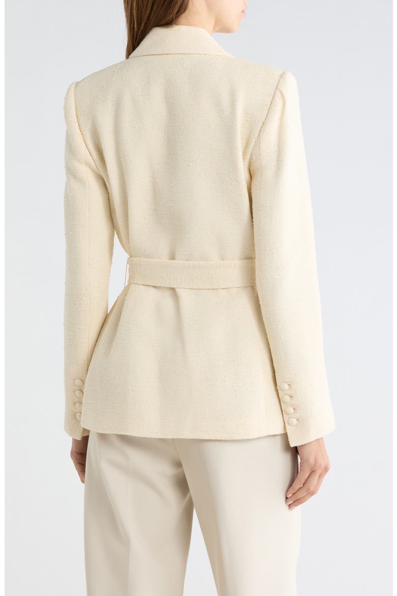 Jordana Wrap Belted Blazer, Alternate, color, LIGHT PEARL/ MULTI TASSEL