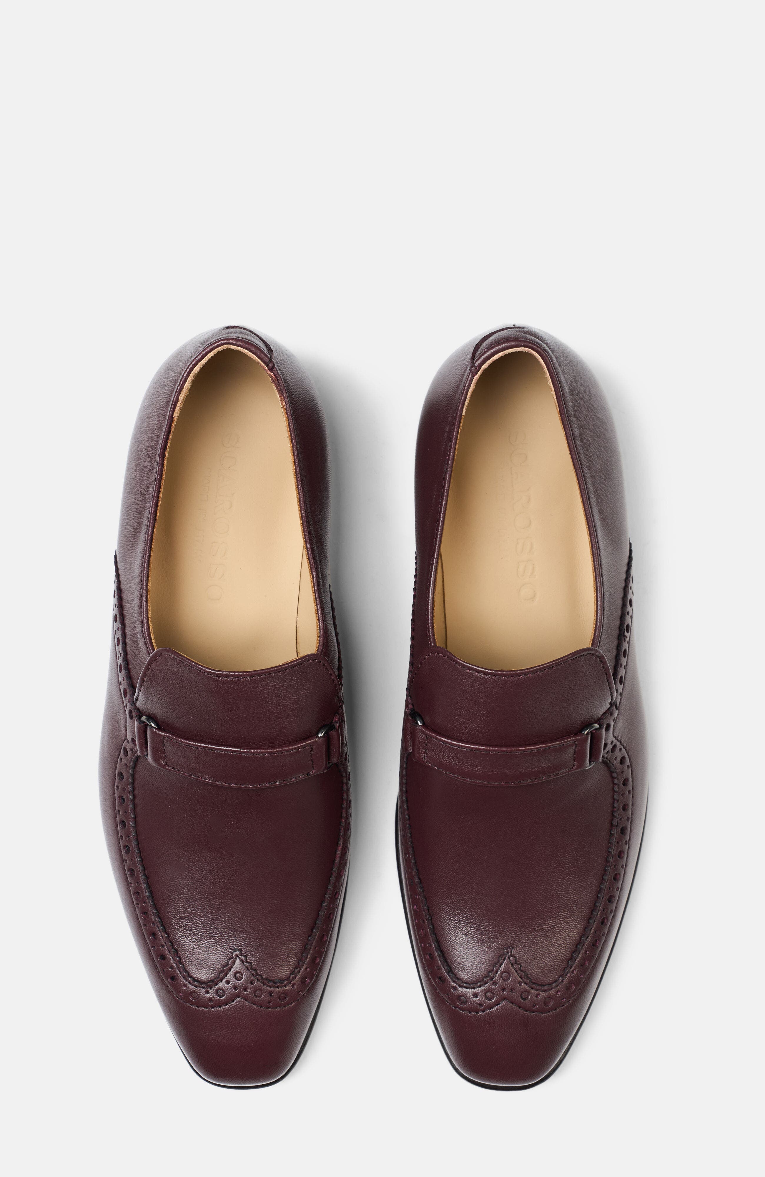 Maude Loafers, Alternate, color, Burgundy - Calf