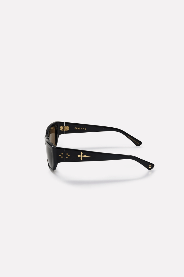Memphis Sunglasses, Alternate, color, Black/ Brown