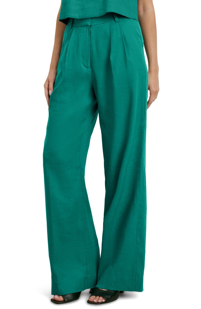 Favorite Daughter The Favorite Pant Pleated Wide Leg Pants, Main, color, 